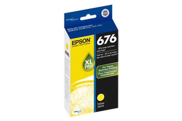 Epson T676XL Yellow Inkjet Cartridge