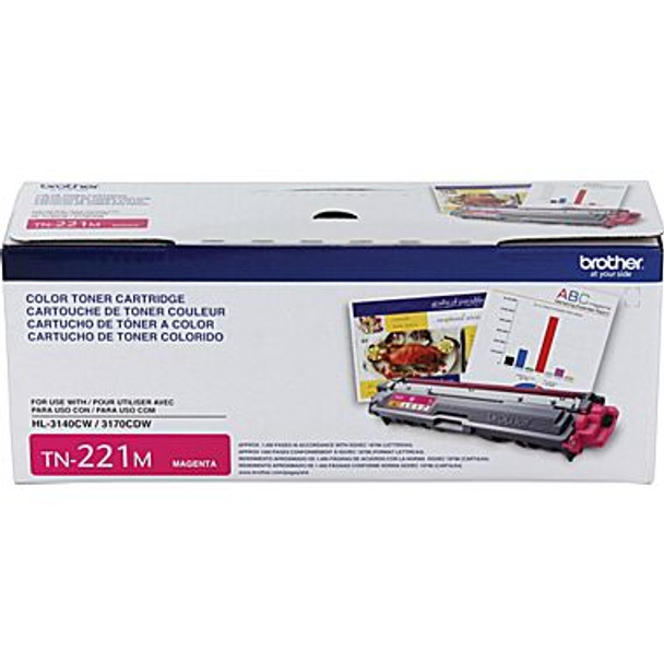 Brother TN-221M Magenta Toner Cartridge (TN221M)