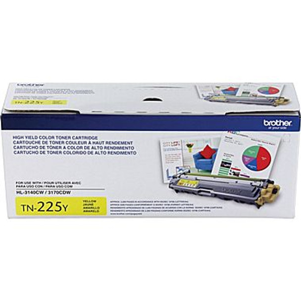 Brother TN-225M High Capacity Yellow Toner Cartridge