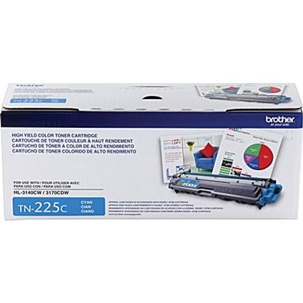 Brother TN-225M High Capacity Cyan Toner Cartridge