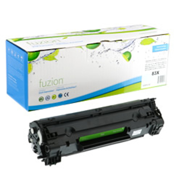 COMPATIBLE HIGH YIELD BLACK LASER TONER CARTRIDGE FITS HP 83X. (CF283X)