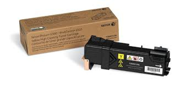 Phaser 6500/WorkCentre 6505, High Capacity Yellow Toner Cartridge (2,500 Pages)