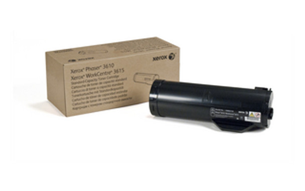 XEROX Black Standard Capacity Toner Cartridge, Phaser 3610, WorkCentre 3615 (5,900 Pages)