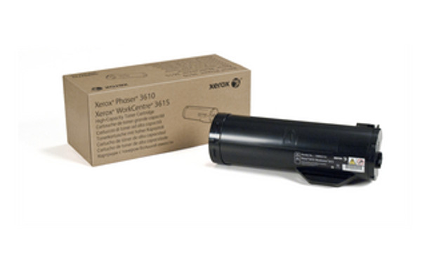 XEROX Black High Capacity Toner Cartridge, Phaser 3610, WorkCentre 3615 (14,100 Pages)