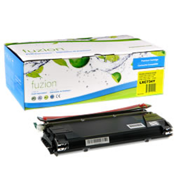  Lexmark Compatible Toner Cartridge, Laser, Standard Yield, Yellow, (C734A1YG)