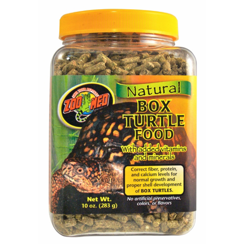 Zoo Med Natural Box Turtle Pellet Food - 10 ounce