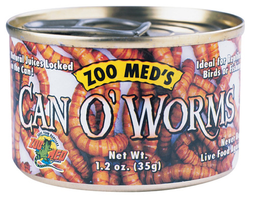 Zoo Med Can O' Worms Reptile Wet Food (1.2 ounce)