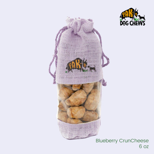 CrunCheese Blueberry Flavored Treats for Dogs - 5 ounce