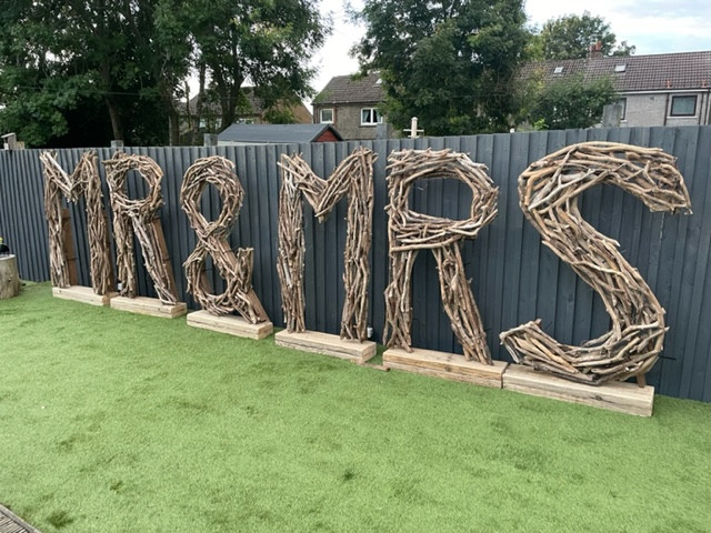 Vitnage Letters For Wedding Rustic Wooden Letters Vintage Rustico