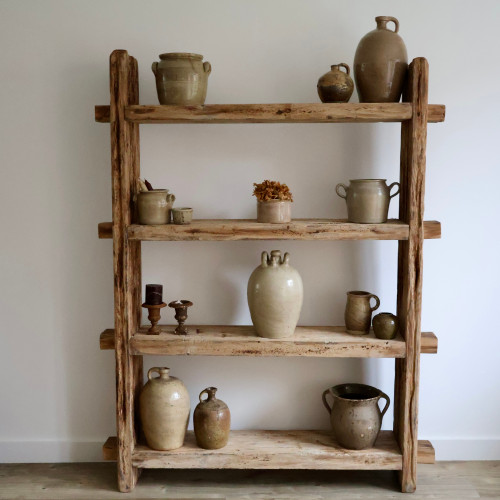 Handcrafted Driftwood Shelving Unit – 120 cm w × 25 cm d× 175 cmh