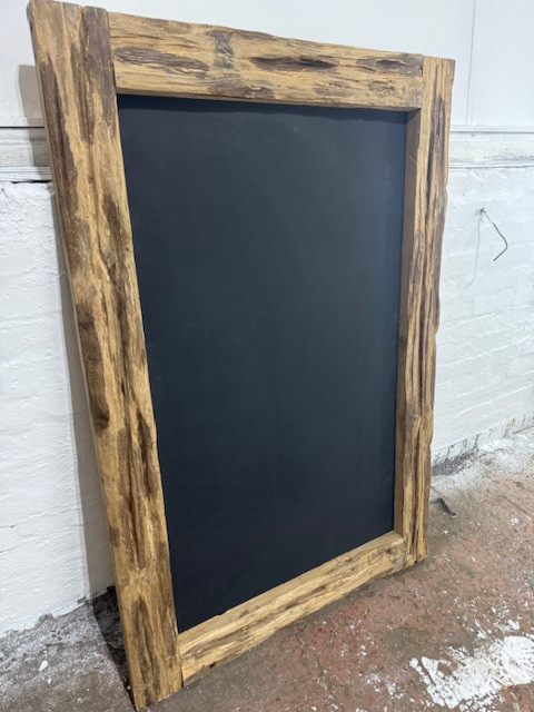 Large Driftwood Chalkboard 120cm x 80cm – Premium Handmade Coastal Menu Board | Rustic Reclaimed Wood | Bespoke Sizes Available