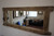 Large Distressed Wooden Framed Mirror