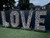 Illuminated Vintage Natural  Driftwood Love Letters for Hire