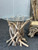 Bohemian Coastal style ceremonial  Wedding Set of Driftwood Arch Throne and Signing table 
