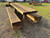 Driftwood Interiors Heavy Timber Park Bench – Solid Beam Outdoor Seating