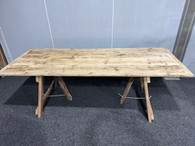 Driftwood Trestle table 