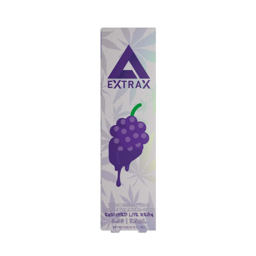 Extrax Delta-6 + Delta-8 + THC-B + THC-JD + THC-X Live Resin Disposable 3.5 Gram - Grape Sorbet Indica Extrax Delta-6 + Delta-8 + THC-B + THC-JD + THC-X Live Resin Disposable 3.5 Gram - Grape Sorbet Indica