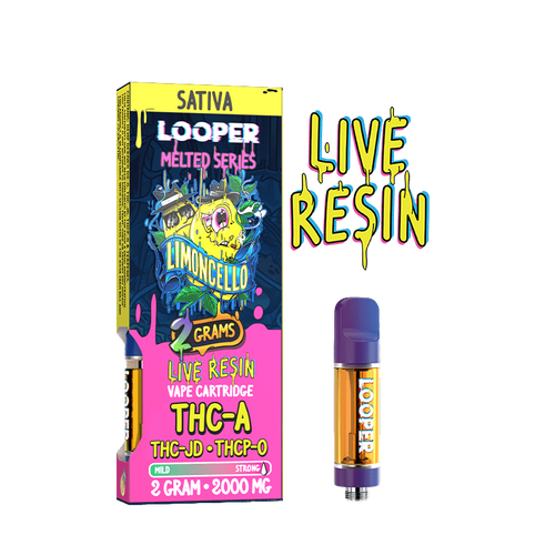 Looper Melted Series Live Resin Cartridge 2 Gram (5 Strains) Looper Melted Series Live Resin Cartridge 2 Gram (5 Strains)
