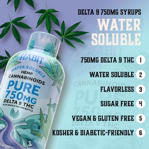 750mg Delta 9 THC Syrup – Pure Syrup