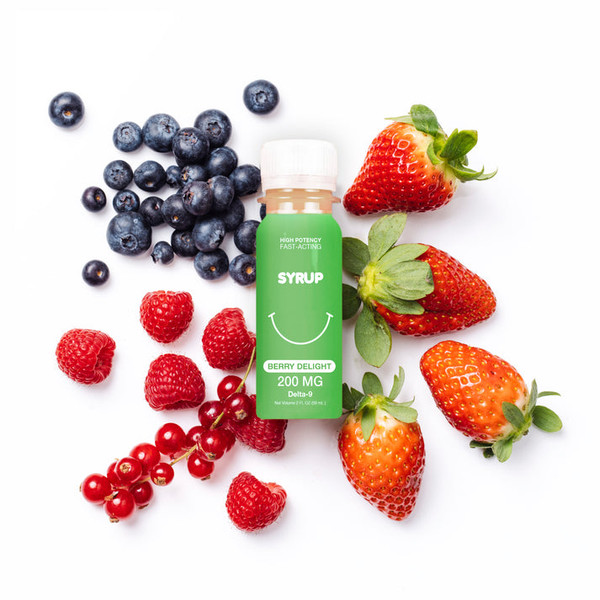 Puffy Delta-9 Syrup 60mL (200mg THC) Berry Delight