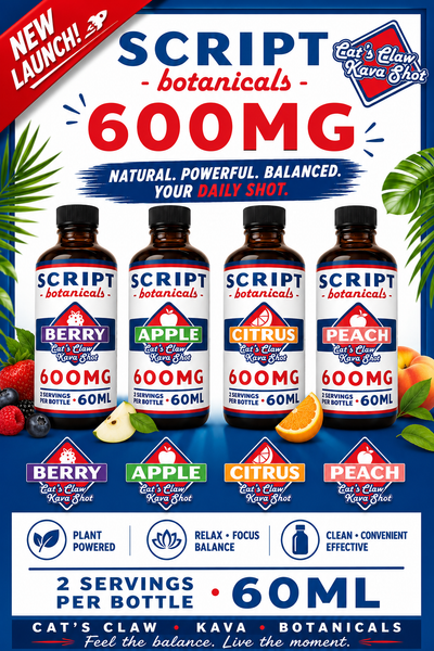 Scrip7 Botanicals - Cats Claw & Kava Shots