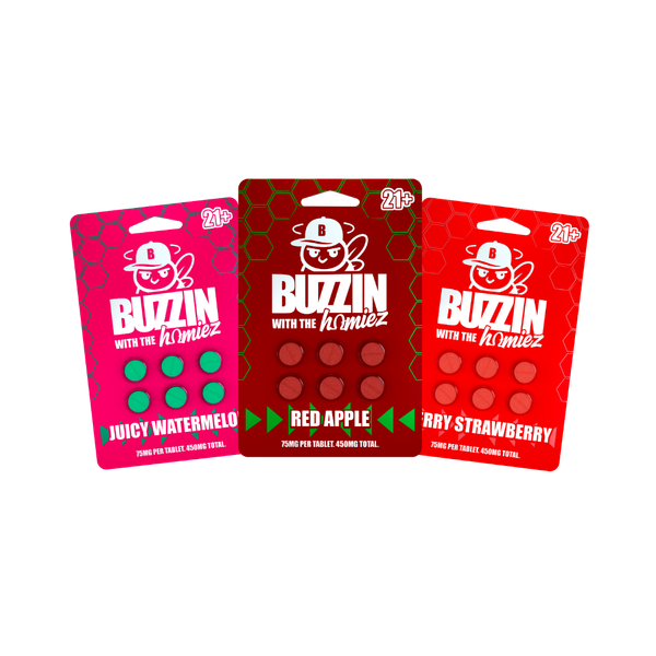 Buzzin with the Homiez Tablets – Proprietary Botanical Extracts 450mg