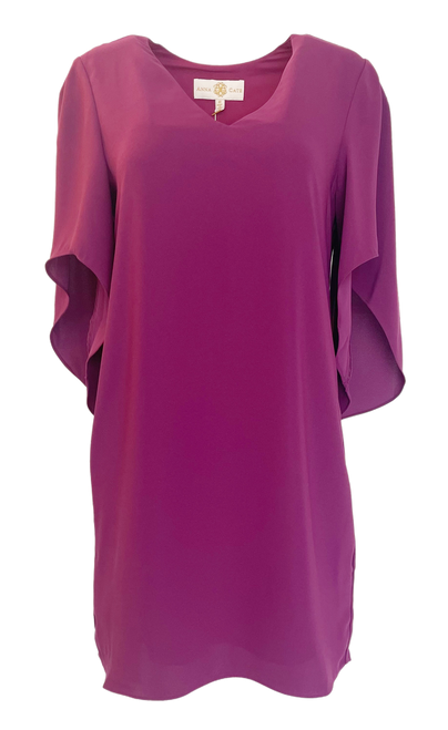 Anna Cate Meredith Dress - Plum Caspia