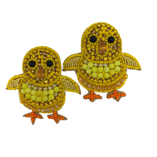 Yellow Chick Earrings