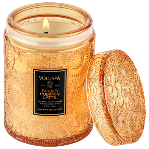 Voluspa Candle Spiced Pumpkin 18oz Large Jar