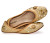 Whistledown Hand Embroidery Gota Work Leather Flats 