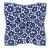 Swells Navy Poppy Scarf - 26" x 26"