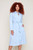 Renuar R4328 Cotton Dress - Striped Celestine Combo