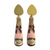 Pink Champagne bottle earrings 