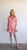 Never a Wallflower Ruffle Everything Dress Pink and Orange Tie Dye
