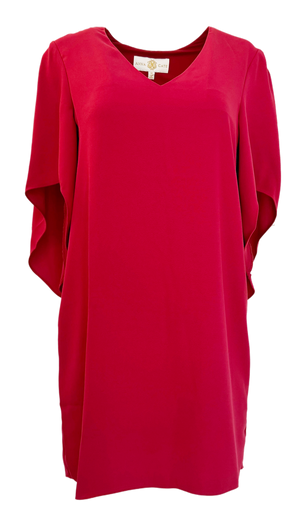 Anna Cate Meredith Dress- Rio Red - Monkee's of Lakeland