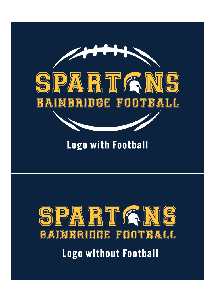 Bainbridge Island throwback Football Hoodie