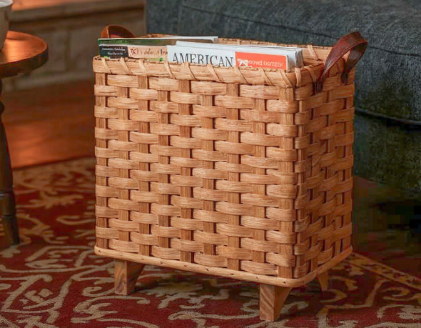 Willow Creek Assorted Journal Set with Bamboo Basket for Ambiance Settings Offices, Doctor Offices, Waiting Rooms