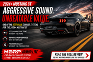 One of the best value exhaust systems for the 2024+ Mustang GT!