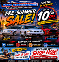 KMP Accessories Pre-Summer Sale Ends June 30, 2026