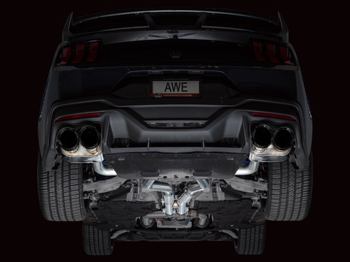 AWE Tuning 3025-43375 AWE Tuning 3025-43375 AWE 2024 Ford Mustang Dark Horse S650 RWD SwitchPath Catback Exhaust w/ Quad Diamond Black Tips