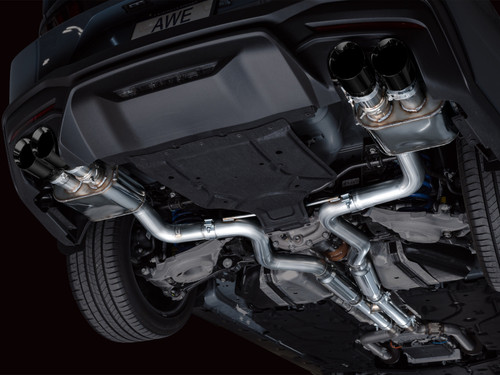 AWE Tuning 3025-43650 AWE Tuning 3025-43650 AWE 2024 Ford Mustang GT Fastback S650 RWD SwitchPath Catback Exhaust w/ Quad Diamond Black Tips