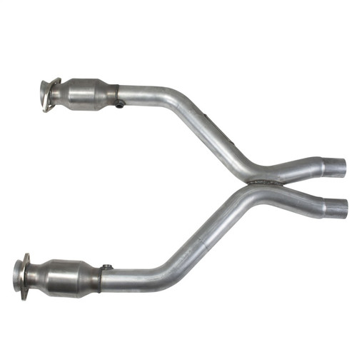BBK 1461 BBK 1461 11-14 Mustang 3.7 V6 Short Mid X Pipe With Catalytic Converters 2-1/2 For BBK Long Tube Headers