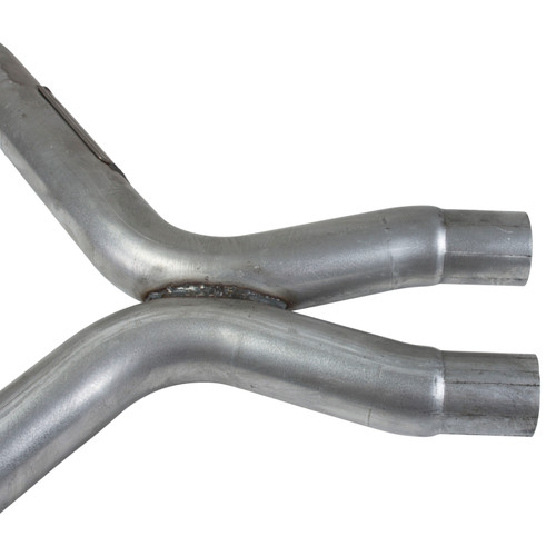 BBK 1461 BBK 1461 11-14 Mustang 3.7 V6 Short Mid X Pipe With Catalytic Converters 2-1/2 For BBK Long Tube Headers