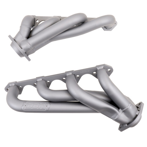 BBK 1511 BBK 1511 79-93 Mustang 351 Swap Shorty Unequal Length Exhaust Headers - 1-5/8 Titanium Ceramic