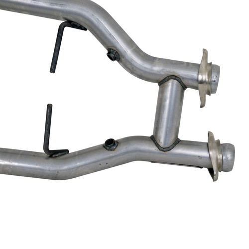BBK 1538 BBK 1538 96-04 Mustang 4.6 GT / Cobra Short Mid H Pipe w Catalytic Converters 2-1/2 For Long Tube Headers