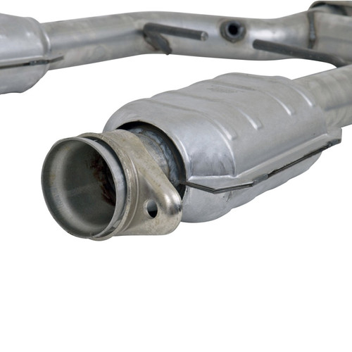 BBK 1538 BBK 1538 96-04 Mustang 4.6 GT / Cobra Short Mid H Pipe w Catalytic Converters 2-1/2 For Long Tube Headers