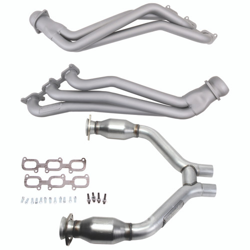 BBK 16423 BBK 16423 15-17 Ford Mustang V6 1-3/4 Long Tube Headers w/High Flow Catted H Pipe (Ti Ceramic)
