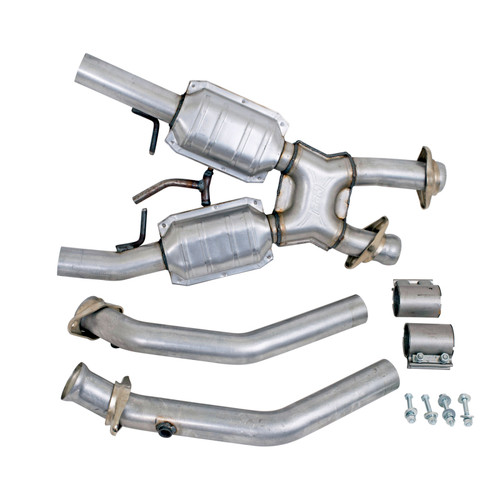 BBK 1662 BBK 1662 86-93 Mustang 5.0 High Flow X Pipe With Catalytic Converters - 2-1/2