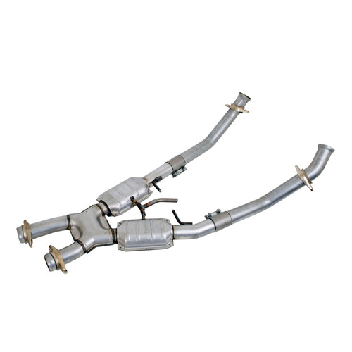 BBK 1663 BBK 1663 94-95 Mustang 5.0 High Flow X Pipe With Catalytic Converters - 2-1/2