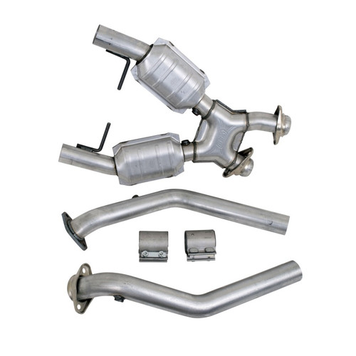 BBK 1666 BBK 1666 96-98 Mustang 4.6 GT High Flow X Pipe With Catalytic Converters - 2-1/2